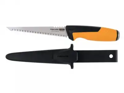 Пила зубчатая с ножнами PowerTooth 8 зубьев на дюйм FISKARS наличный и безналичный расчет