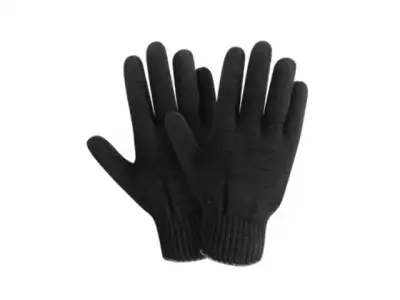 Перчатки х/б трикотажные, 10класс, черные, РБ (мин. риски) (34гр) наличный и безналичный расчет