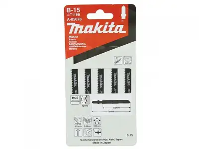Пилка лобз. по дереву B-15 (5 шт.) MAKITA (пропил прямой, тонкий,) наличный и безналичный расчет