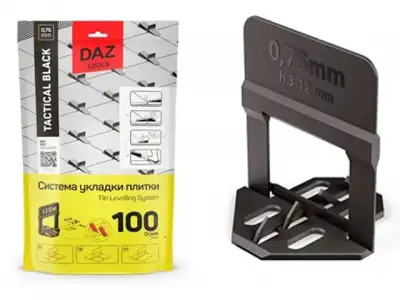 Основа для укладки плитки 0.75 мм (3 - 12 мм) DLS (100 шт в уп.) (Система СВП - Система выравнивания плитки) наличный и безналичный расчет