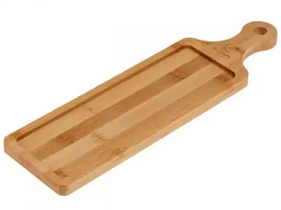 Поднос бамбуковый с ручкой, прямоугольный, 39.5х11 см, BAMBOO, PERFECTO LINEA наличный и безналичный расчет