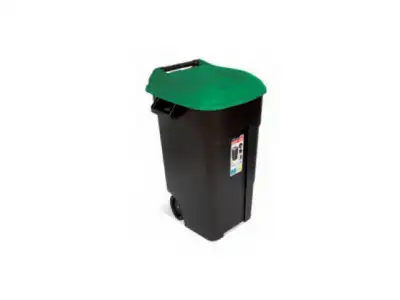 Контейнер для мусора пластик. 120л (зел. крышка) TAYG наличный и безналичный расчет