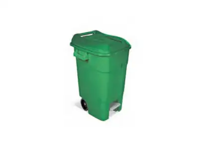 Контейнер для мусора пластик. 120л с педалью, зелёный TAYG наличный и безналичный расчет