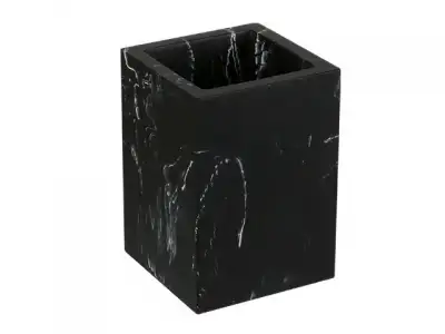 Стакан MARBLE, черный, PERFECTO LINEA (Композитный материал: полирезин под натуральный камень) наличный и безналичный расчет
