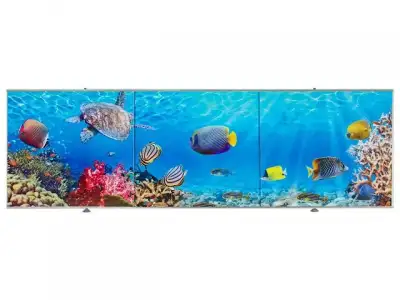 Экран под ванну 3D 1,7м, морское дно, PERFECTO LINEA наличный и безналичный расчет