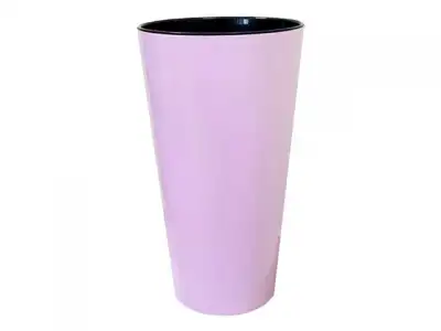 Кашпо для цветов со вставкой Камелия, 1,5 л, лиловый, GARDENPLAST наличный и безналичный расчет