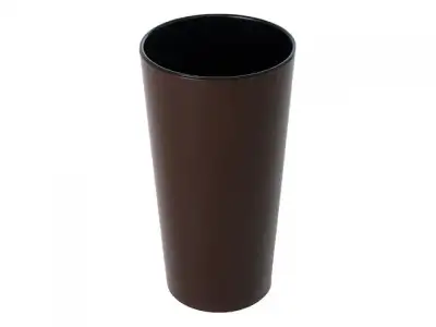 Кашпо для цветов со вставкой Камелия, 1,5 л, шоколад, GARDENPLAST наличный и безналичный расчет