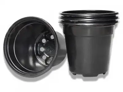 Горшок для рассады круглый, 90х90х68 мм, черный, PERFECTO LINEA (объем: 260 мл, материал: полистирол) наличный и безналичный расчет