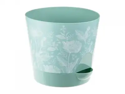 Кашпо НИКА ДЕКО 0,8л с прикорневым поливом (маки) IDEA наличный и безналичный расчет