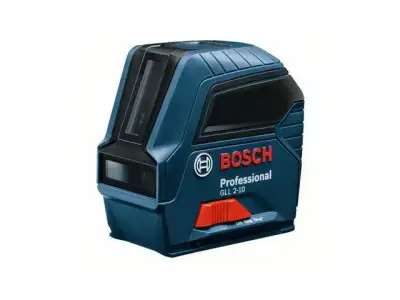 Нивелир лазерный BOSCH GLL 2-10 в кор. (проекция: крест, до 10 м, +/- 0.50 мм/м, резьба 1/4, 5/8