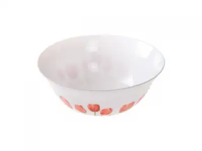Салатник стеклокерамический, 210 мм, круглый, серия Сад тюльпанов, DIVA LA OPALA (Collection Ivory) наличный и безналичный расчет