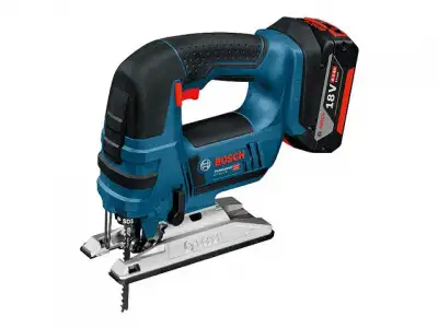 Аккум. лобзик BOSCH GST 18 V-LI B в кор. (18.0 В, 1 акк., 4.0 А/ч, Li-Ion, пропил до 120 мм) наличный и безналичный расчет