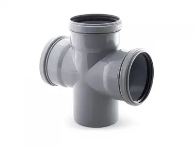 Крестовина ВК  110/110/110х87 РТП (Для внутренней канализации) (РосТурПласт) наличный и безналичный расчет