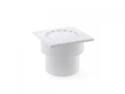 Сливной трап верт. 110 реш.пласт. 150х150 мм, бел. РТП (Для внутренней канализации) (РосТурПласт) наличный и безналичный расчет