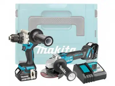 Набор электроинструментов MAKITA DLX 2430 TJ   MAKPAC (DDF486, DGA504, BL1850x2, DC18RC, MAKPAC) наличный и безналичный расчет