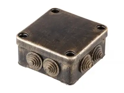 Коробка распаечная ОП 95х95х45мм, бронза, 7 мембр. вх. IP44 ЮПИТЕР (КЭМ 5-10-7) наличный и безналичный расчет