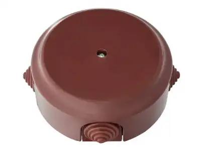 Коробка монтажная КМ-449 коричневая, Ретро, BYLECTRICA наличный и безналичный расчет
