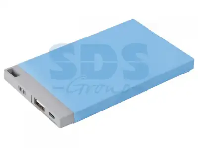Устройство зарядное портативное Power Bank 4000 mAh USB голубое PROCONNECT наличный и безналичный расчет
