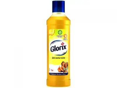 Средство чистящее жидкое для мытья пола Лимонная энергия 1 л Glorix наличный и безналичный расчет