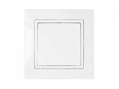Выключатель 1 клав. (скрытый, 10А) проходной  белый, Уют, Bylectrica наличный и безналичный расчет