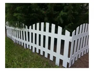 Забор декоративный RENESSANS №2, 3,1х0,35 м, белый, GARDENPLAST наличный и безналичный расчет