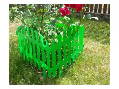 Забор декоративный RENESSANS №2, 3,1х0,35 м, зеленый, GARDENPLAST наличный и безналичный расчет