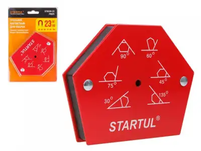 Угольник магнитный для сварки 23кг STARTUL PROFI (ST8520-23) (струбцина магнитная) наличный и безналичный расчет