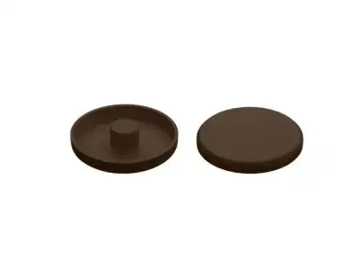 Заглушка для анкера рамного 10 мм, декоративная коричневая (1000 шт в пакете) STARFIX наличный и безналичный расчет