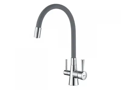 Смеситель для кухни (Lt) D35 серый LM3075C-Gray Lemark наличный и безналичный расчет