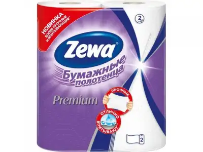 Полотенца бумажные кухонные Premium 2 рул. Zewa наличный и безналичный расчет