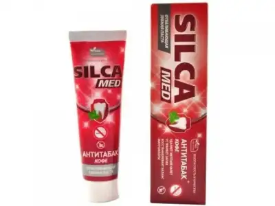 Зубная паста Антитабак 130 г Silca наличный и безналичный расчет