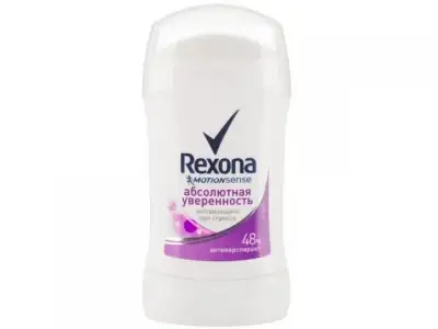 Антиперспирант для тела стик Абсолютная уверенность 45 г Rexona наличный и безналичный расчет