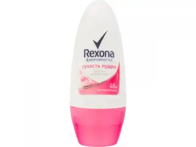 Антиперспирант для тела шариковый Сухость пудры 50 мл Rexona наличный и безналичный расчет