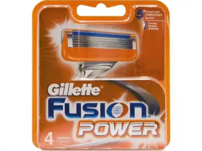 Кассеты сменные для бритвы Fusion Power 4 шт. Gillette наличный и безналичный расчет