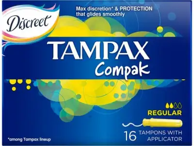 Тампоны Compac Regular 16 шт. Tampax наличный и безналичный расчет