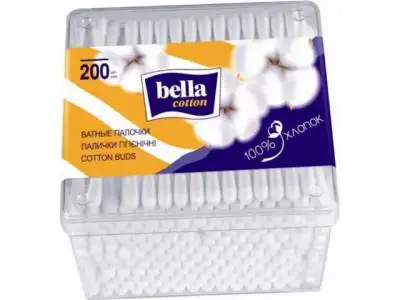 Палочки ватные 200 шт. Bella наличный и безналичный расчет