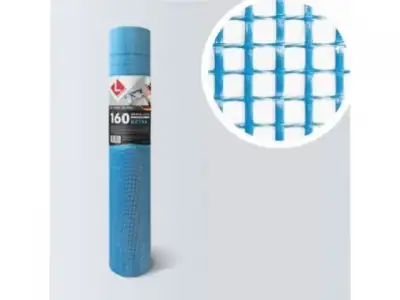 Стеклосетка штукатурная 5х5, 1мх50м, 1300Н, синяя, EXTRA (LIHTAR) наличный и безналичный расчет