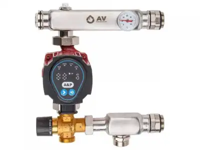 Насосно-смесительная группа AVE250-02 AV Engineering + Насос WISE-25/40-130, A&P наличный и безналичный расчет