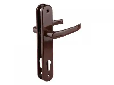 Ручка дверная LENOX 90WB на длинной планке (коричн.) (gamar) наличный и безналичный расчет