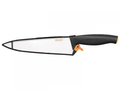 Нож поварской большой 20 см с футляром Functional Form  Fiskars (FISKARS ДОМ) наличный и безналичный расчет