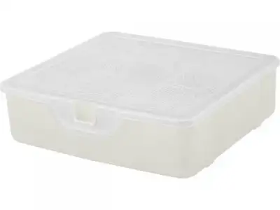 Органайзер для хранения мелочей с разделителями Fiori Orchid S, 14x13.5х4.1 см, белое облако, BRANQ наличный и безналичный расчет