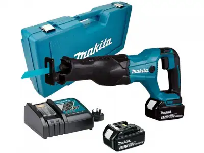 Аккум. сабельная пила MAKITA DJR 186 RFE в чем. (18.0 В, 2 акк., 3.0 А/ч, Li-Ion, дерево до 255 мм, металл до 20 мм) наличный и безналичный расчет