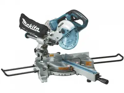 Аккум. торцовочная пила MAKITA DLS 714 NZ (18+18 В, БЕЗ АККУМУЛЯТОРА, 190х20 мм, глуб. до 60 мм, шир. до 185 мм) наличный и безналичный расчет