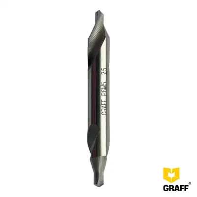 Сверло центровочное 2,5 мм по металлу GRAFF наличный и безналичный расчет