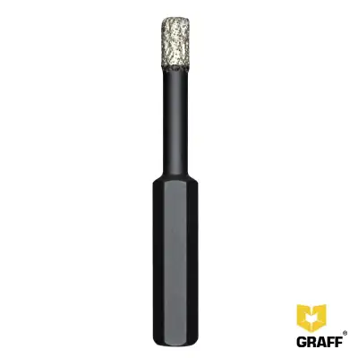 Алмазное кольцевое сверло по керамограниту и плитке 6 мм GRAFF серии Expert наличный и безналичный расчет