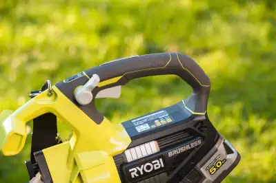 ONE + / Воздуходувка-пылесос садовая бесщеточная RYOBI OBV18 (без батареи) наличный и безналичный расчет