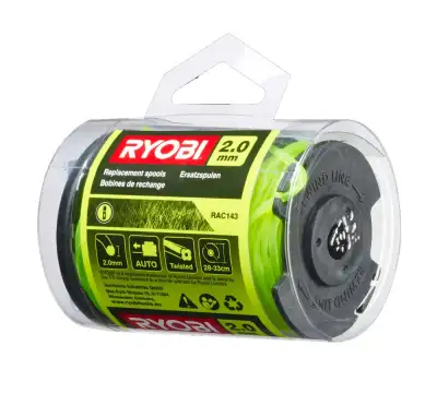 Шпуля с леской 2,0 мм RYOBI RAC143 (3 шт.) наличный и безналичный расчет
