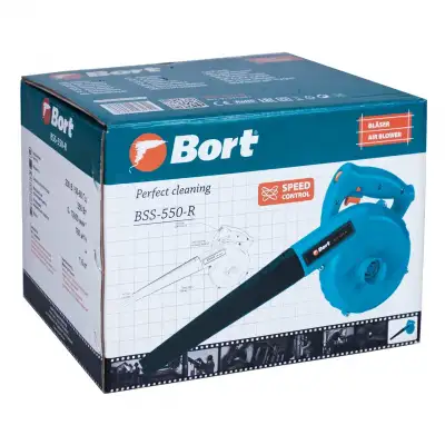 Воздуходувка-пылесос электрическая Bort BSS-550-R наличный и безналичный расчет