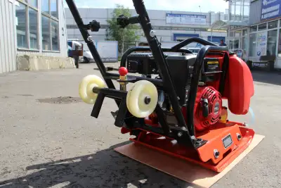 Виброплита Impulse VP80TL Loncin G200F (бак, колеса) наличный и безналичный расчет