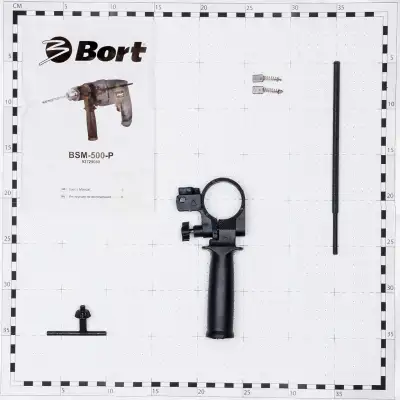 Дрель ударная Bort BSM-500-P наличный и безналичный расчет